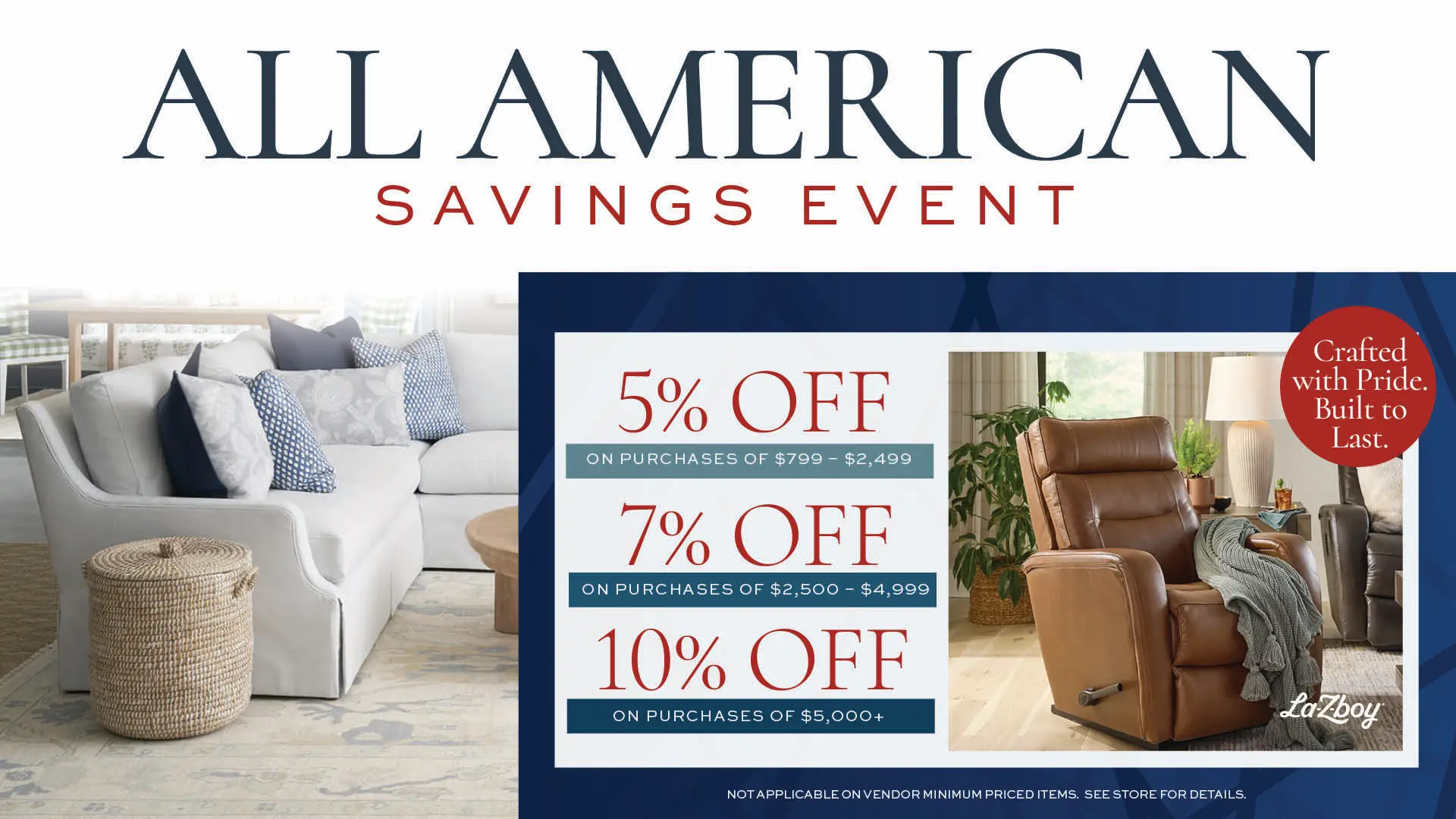 All American Summer Savings Event