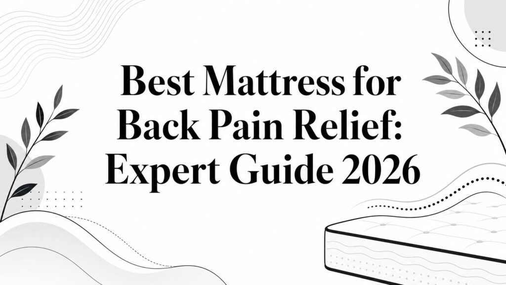 mattress for back pain relief mattress guide