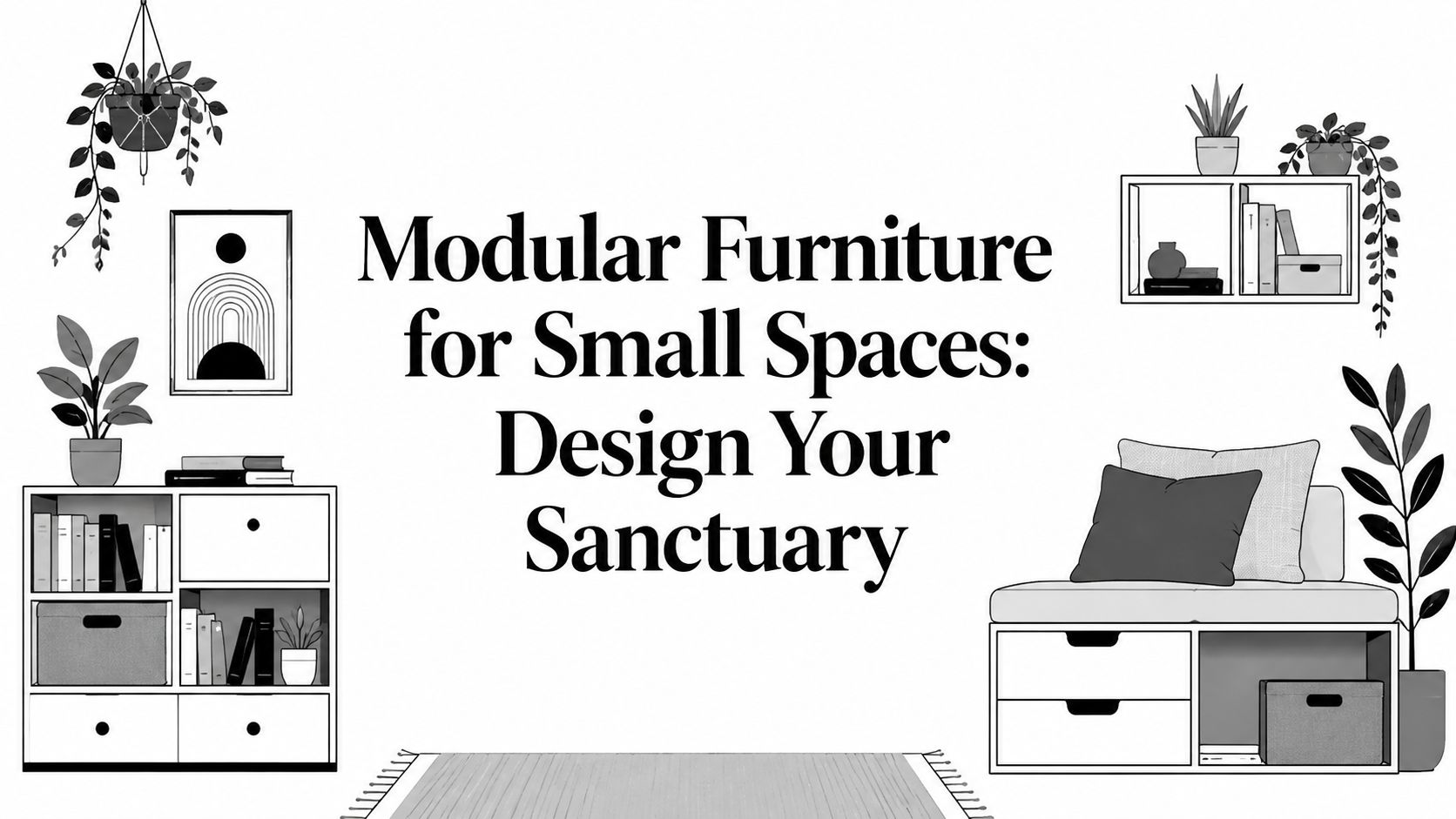 modular furniture for small spaces minimalist interior