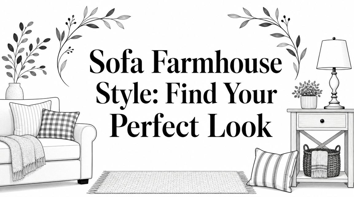 sofa farmhouse style interior decor