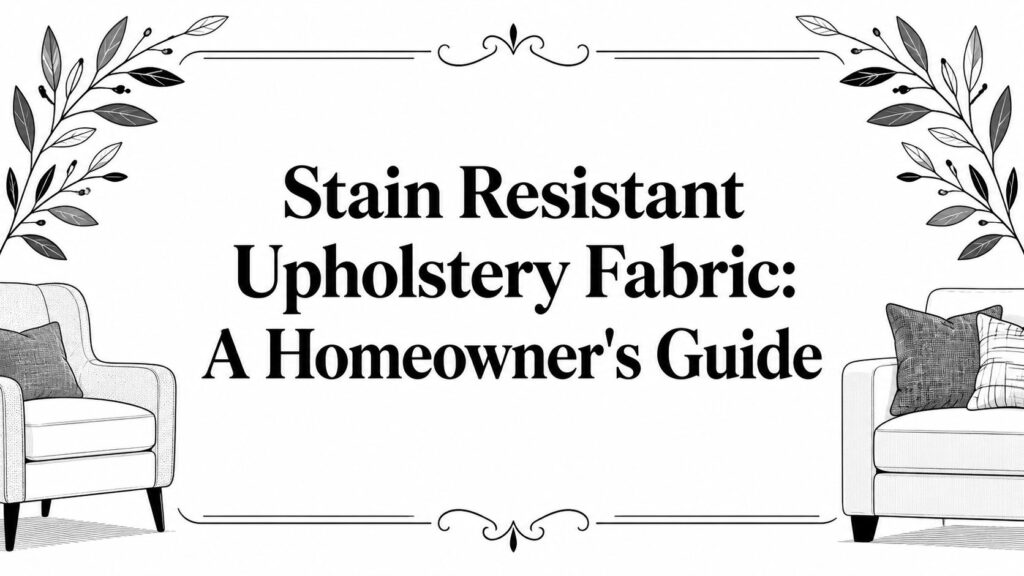 stain resistant upholstery fabric guide title