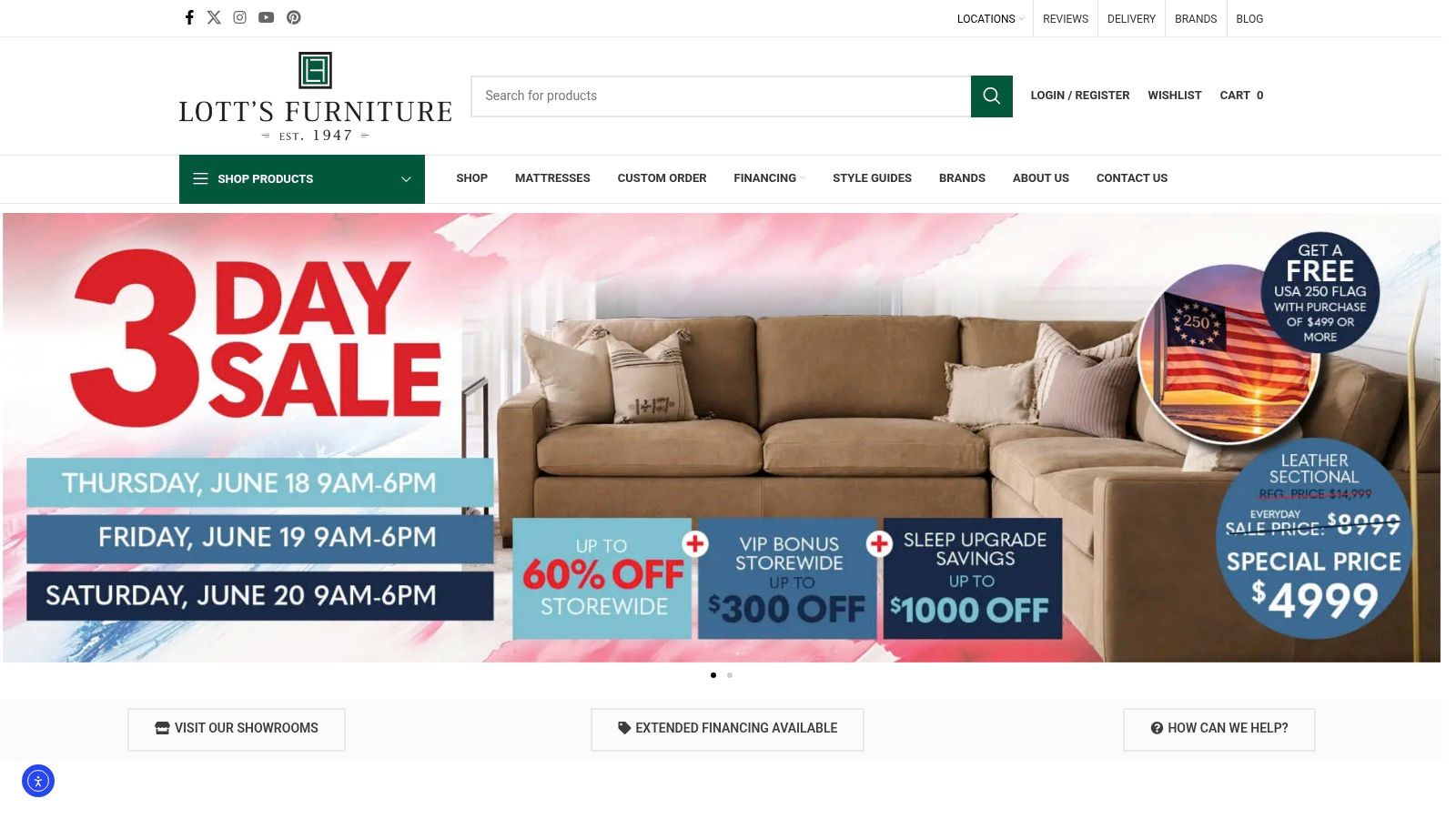 Screenshot from https://www.lottsfurniture.com