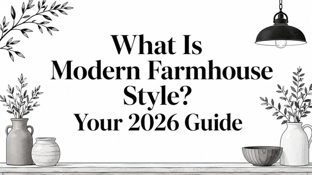 what is modern farmhouse style interior design