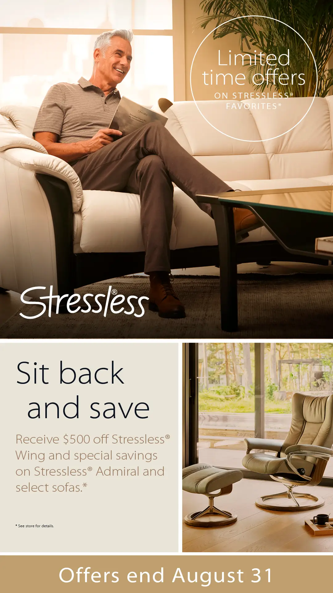 stressless 5 star rotators 08.20263