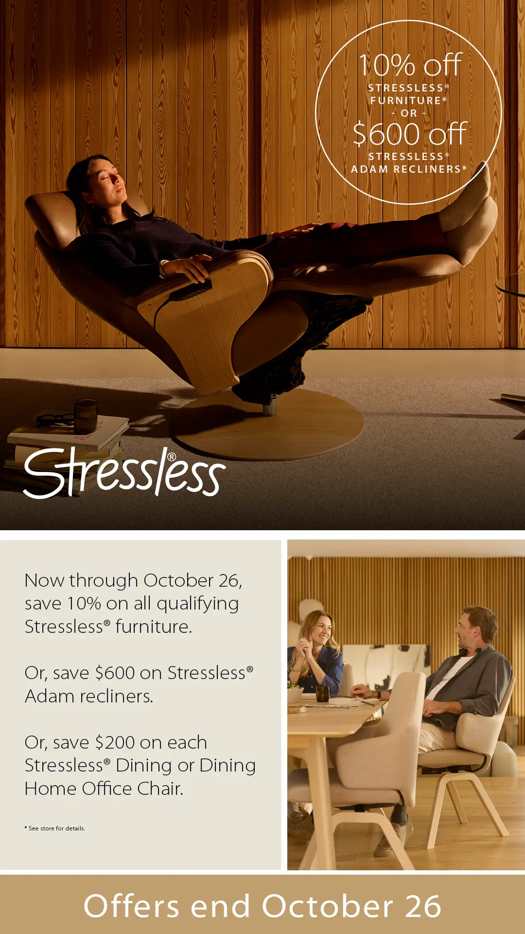 stressless p4 take 10 rotators 09.20263